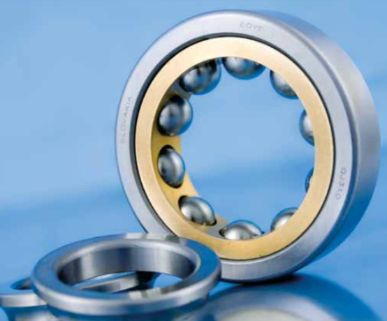 Single row four point contact bearings